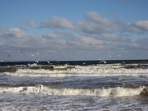 Ostsee, Lübecker Bucht
Sonne, Wolken, Meer
Küste - Strand, Meer/Ozean, Öffentlicher Bereich/Strand
Ursula Vorlauf